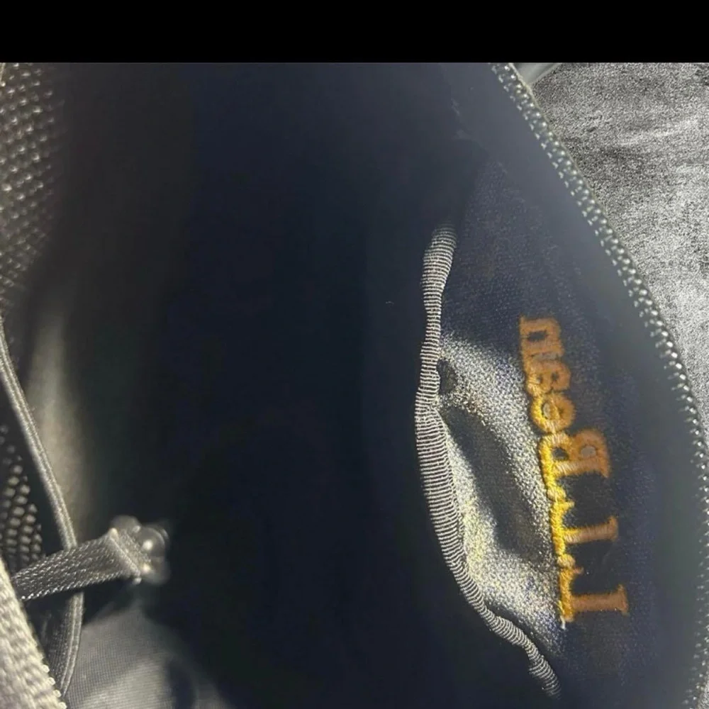 L.L. Bean Black and Gray large waist bag.